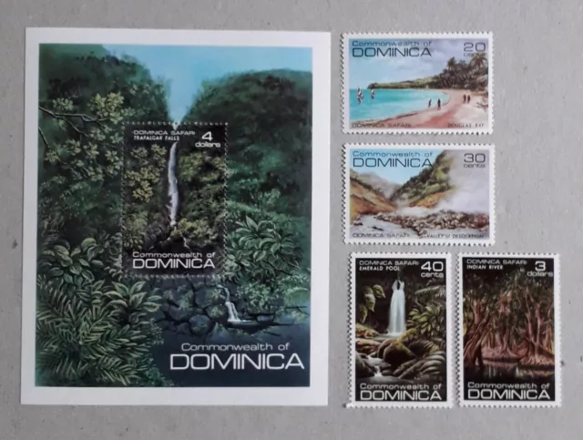 DOMINICA 1981 SG735-8/MS739 Safari complete set MNH