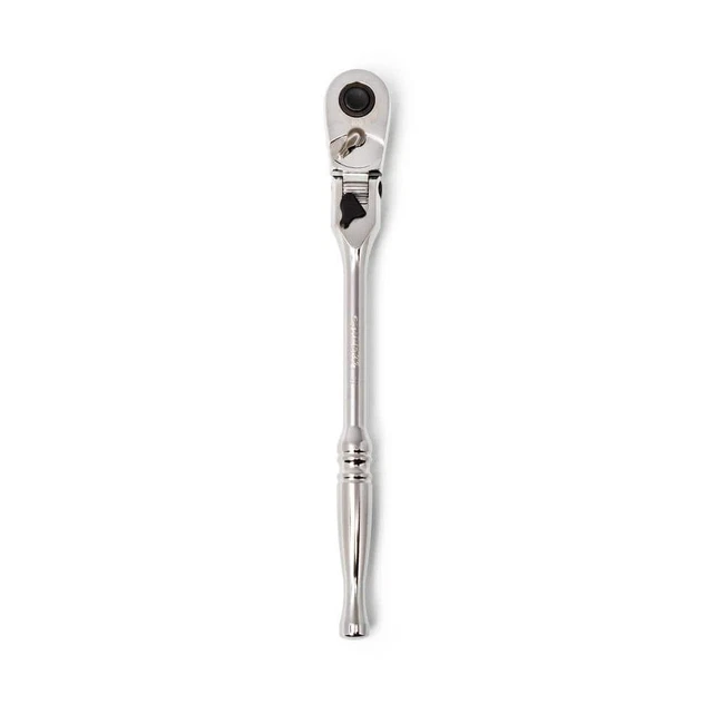 3/8 In. Drive 100-Position Chrome Locking Flex-Head Ratchet