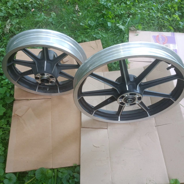 harley davidson 9 spoke mag wheels