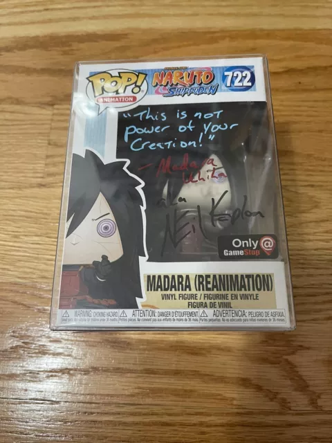 Funko Pop! Vinyl: Naruto Shippuden Madara Uchiha #722 Signed By Neil Kaplan JSA