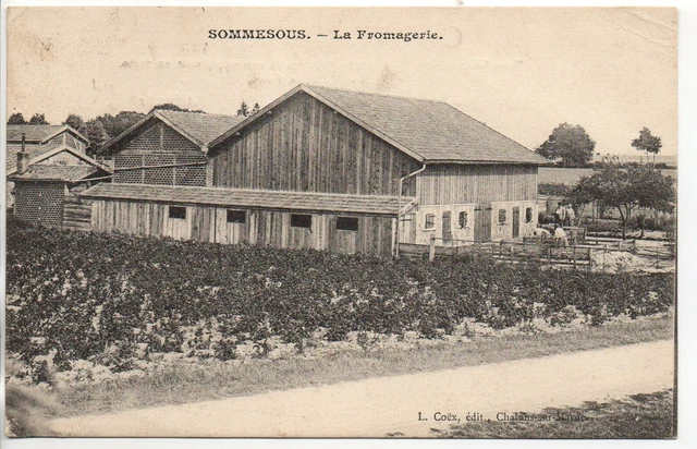 SUMSOUS - Marne - CPA 51 - the cheese factory