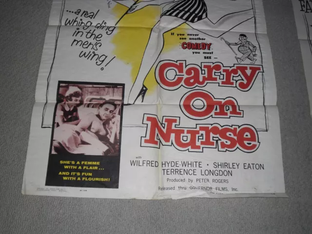 Carry On Nurse Original 1sh Movie Poster 3