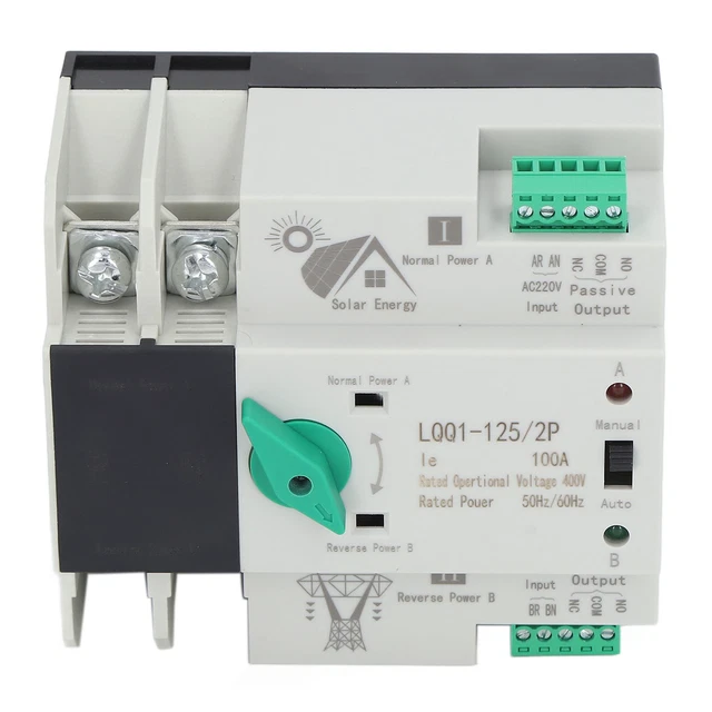 2P DUAL POWER Automatic Transfer Switch Din Rail Type Transfer £37.30