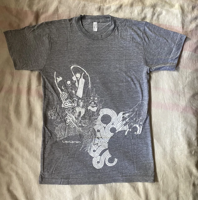 NWT VTG 2008 Ladytron Concert Velocifero Tour T-Shirt Gray American Apparel S