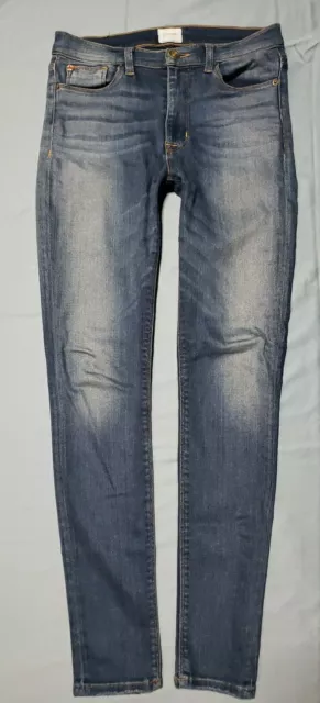 Hudson Barbara High Waist Super Skinny Ankle Jeans Size 27 Medium Wash Stretch