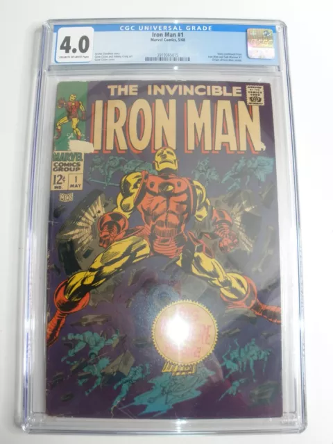 Marvel Comics Iron Man # 1 CGC 4.0 Origin Retold