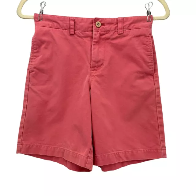 Vineyard Vines Flat Front Pink Shorts Boys 10