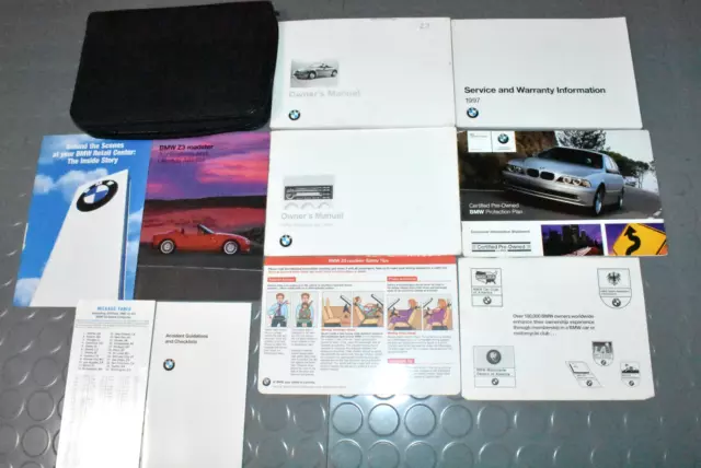 1997 BMW Z3 1.9 Owners Manual - SET!!