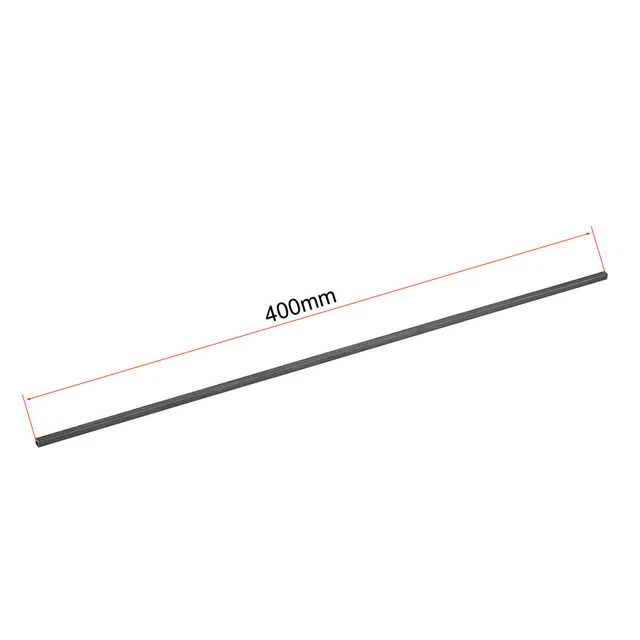 Carbon Fiber Square Tube 3x3x2mm Inner Round Dia. 400mm Carbon Fiber Tubing2 Pcs 3