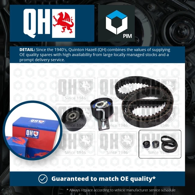 TIMING BELT KIT fits PEUGEOT 308 CC, Mk1, Mk2 1.6D 09 to 21 Set QH
