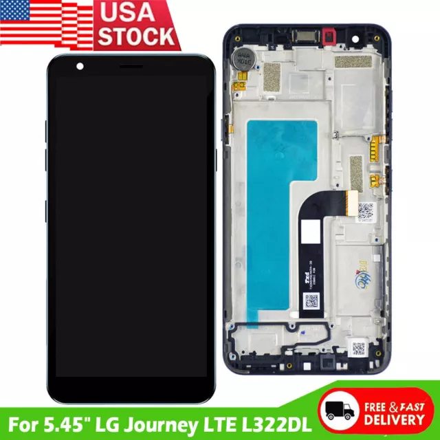 LCD Display Touch Screen Digitizer Frame For LG Journey LTE L322DL/K30 2019 X320