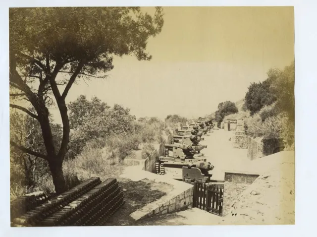 Gibraltar The Battery c1890s Photo