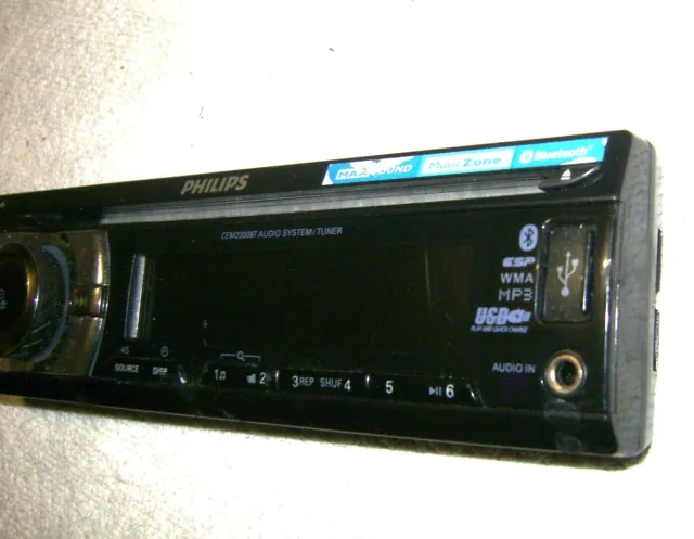 Philips Autoradio BLUETOOTH USB CD CEM2300BT, récepteur bluetooth