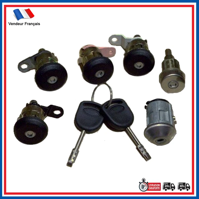 Kit De Serrure Neiman + 2 Clés Pour Ford Transit 1994-2000 - Neuf, Marque ACS