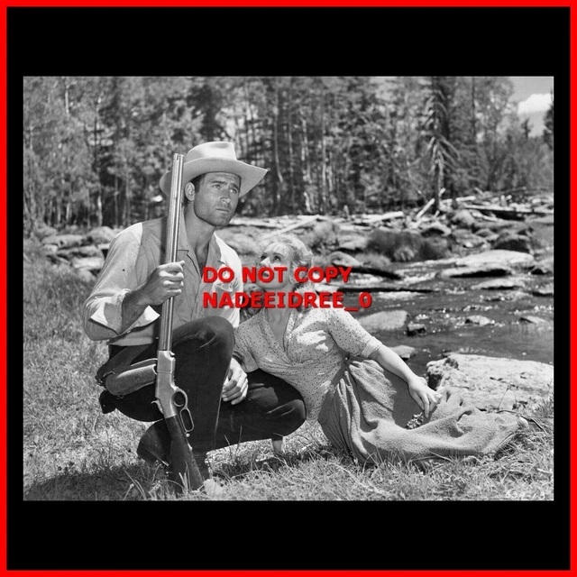 Virginia Mayo Clint Walker 1958 Western Fort Dobbs 8X10 Photo