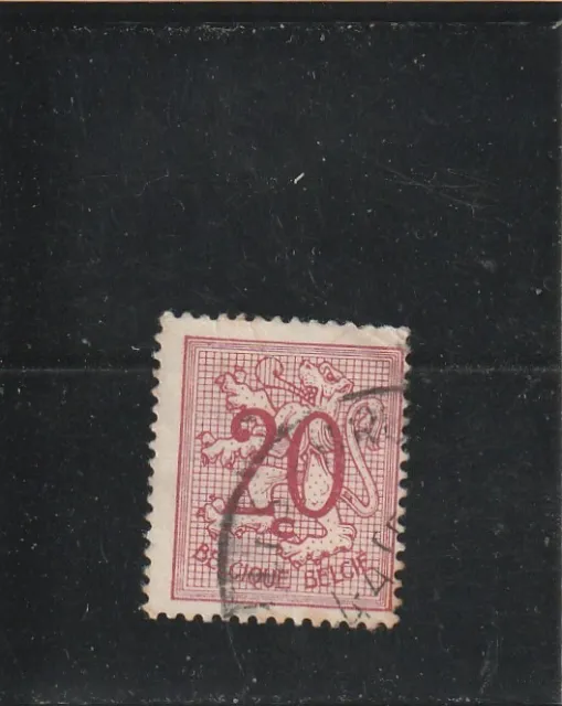 L6122 BELGIQUE N° Y&T 851 de 1951 " Lion Heraldique "  Oblitéré