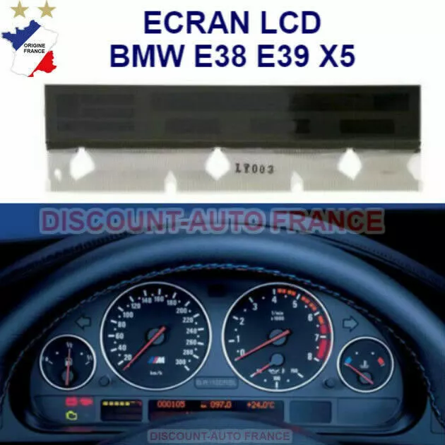 ECRAN LCD Complet pour compteur odb BMW E38 E39 X5  E53 + Nappe 652123