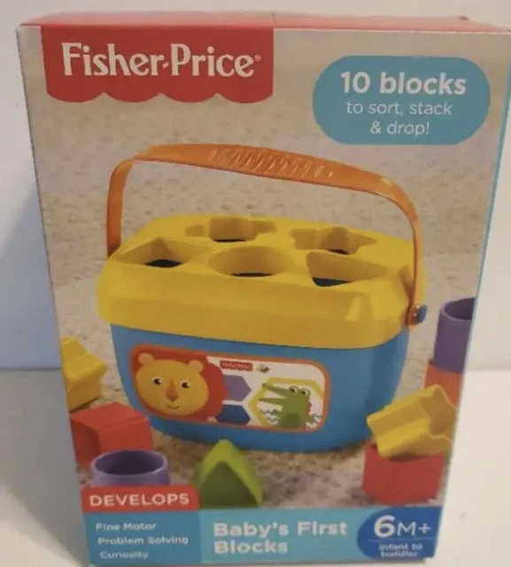 Fisher Price Baby's First Blocks Shape Sorting Toy NEW NIB Developmental