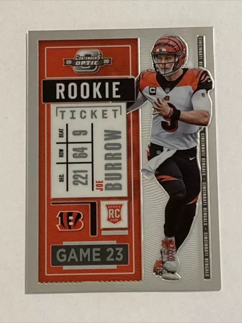 2020 Panini Contenders Optic Rookie Ticket Joe Burrow #81 Rookie RC
