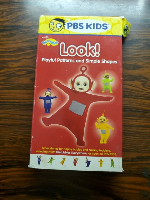 Patterns Vhs TELETUBBIES LOOK PLAYFUL Patterns And Simple Shapes Vhs Pbs Kids Rare £ ...