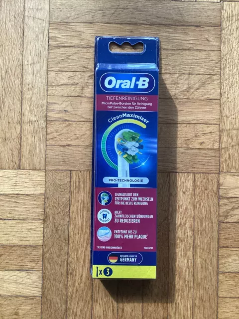 Oral-B Bürsten Tiefenreinigung Clean Maximizer, 2 Stück