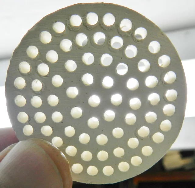 Ceramic Honeycomb Block Soldering Plate Round Alumina Jewelry Solder Heat Board