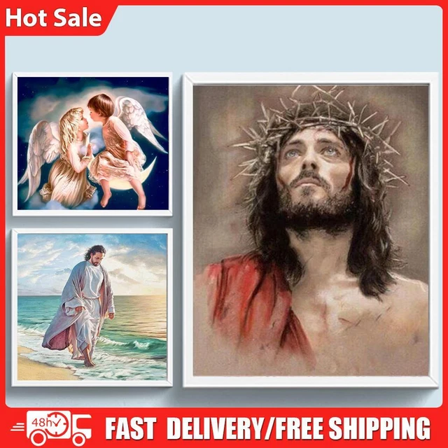 Full Embroidery Eco-cotton Thread 11CT Printed Character Cross Stitch Kit