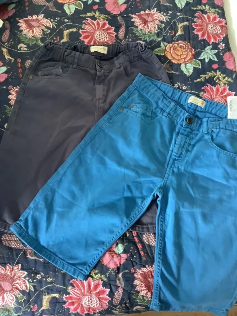 🌈 Boys Zara Shorts X 2 Pairs Aged 11-12 Years