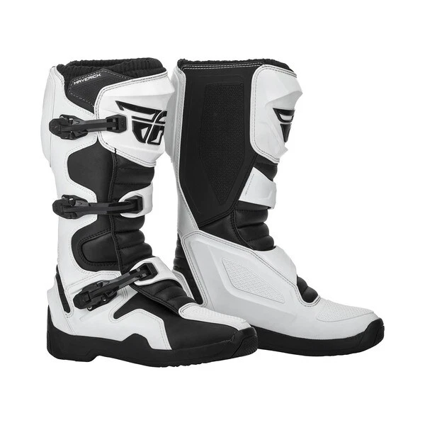 FLY RACING MOTOCROSS Mx Boots Adult All Sizes Motorcross Boot White