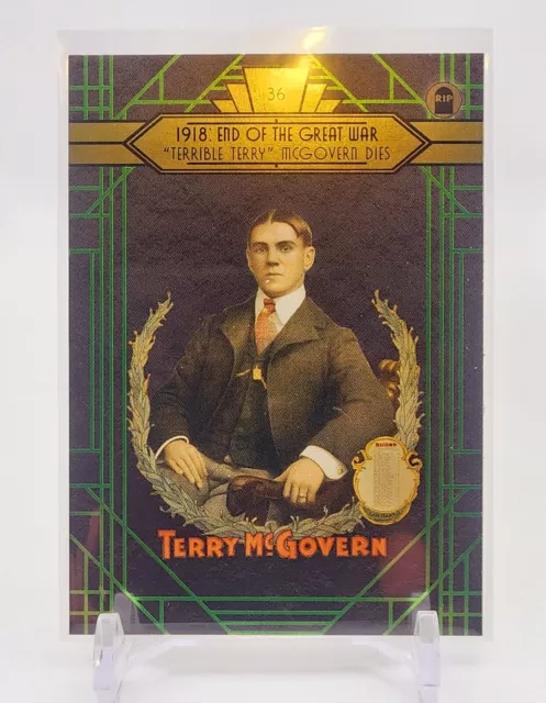 Historic Autographs 1918:End of the Great War 21st Pack - Terry McGovern /64