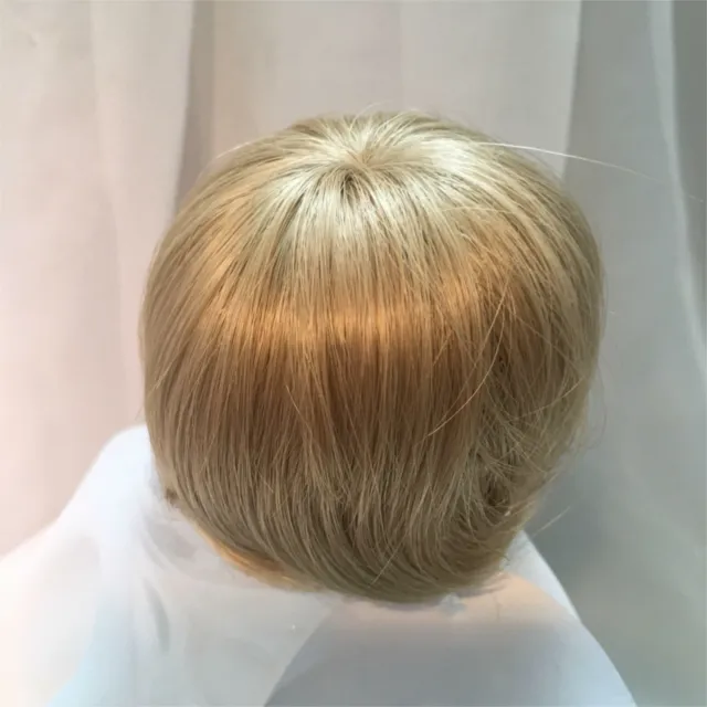 7/8” PARTIAL CAP Blonde Doll Wig Reborn OOAK BJD Bisque Repair BABY