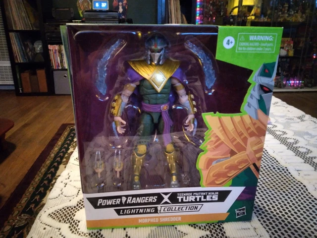 Power Rangers TMNT Morphed Shredder Lightning Collection Deluxe Hasbro Figure