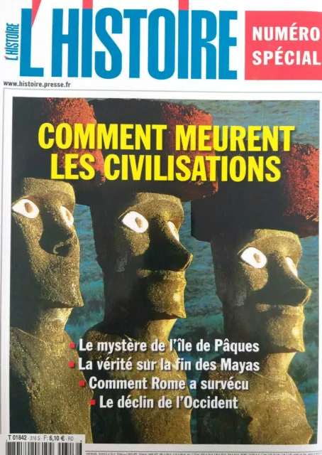 Chute Des Civilisations * Ile De Paques * Maya * Rome * L'histoire Magazine