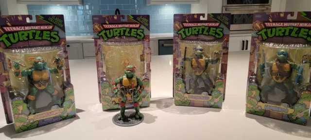 Playmates Teenage Mutant Ninja Turtles TMNT Classic Collection 2012 Set Of 4 Lot