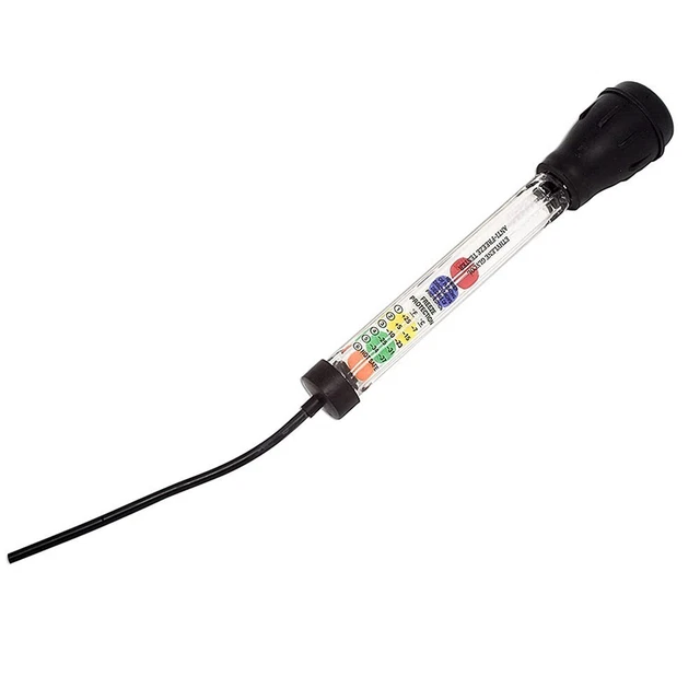 Medidor de prueba antienfriamiento anticongelante Celsius y Fahrenheit reutilizable sellado