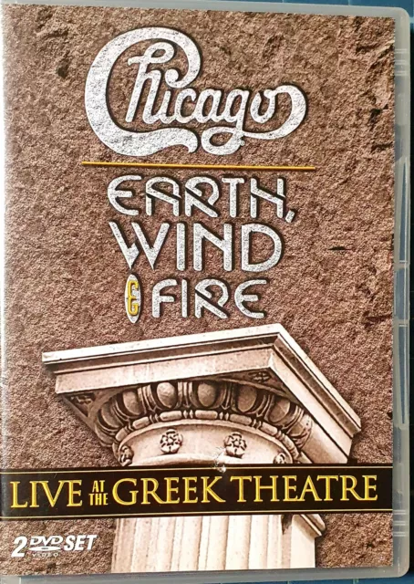 Chicago-Earth, Wind And Fire-Live At The Greek Theatre DVD, 2Disc Set