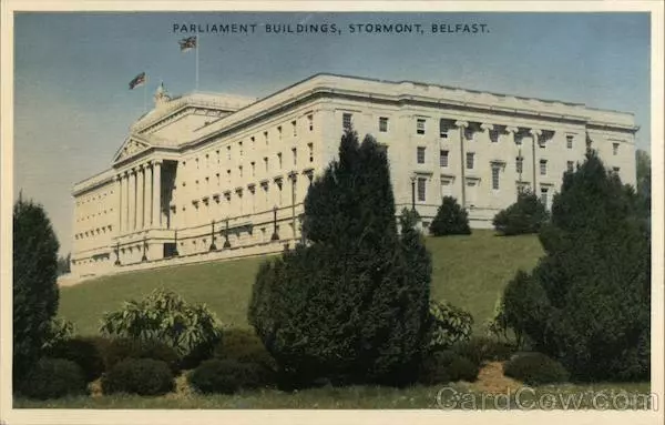Northern Ireland Belfast Parliament Buildings,Stormont Postcard Vintage
