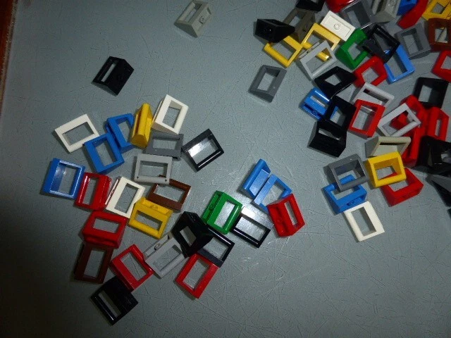 Lego Lot De + 300 Tuiles Ajourées, Arceau Coffre Voiture, Reference 2432 2