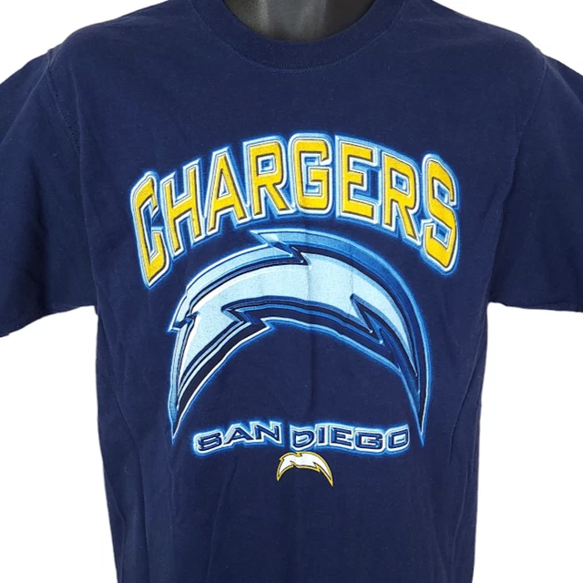 San Diego Chargers T Shirt Vintage 90s NFL Football Size Medium