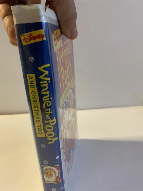 WINNIE THE POOH and Christmas Too VHS Clamshell Case Holiday Walt ...