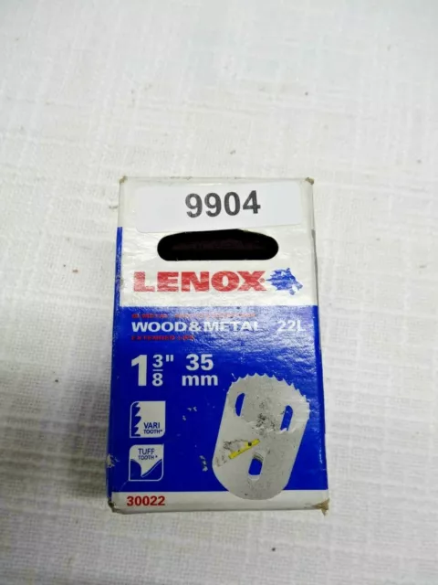 LENOX  Hole Saw 1-3/8 Inch Bi Metal Speed Slot 1771961  22L