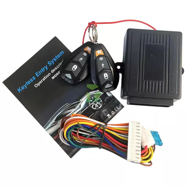 Universal Car Central Remote Control Door Lock Kit Keyless Entry System