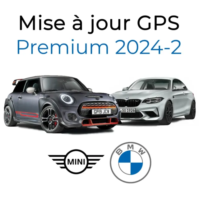 Mise à jour GPS BMW Road Map Premium 2024-2, avec code d'activation [25€ Paypal]