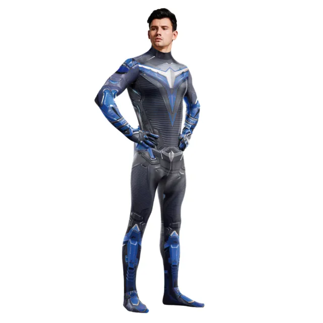 Nightwing Jumpsuit Robin Bodysuit Cosplay Costume Stage Tights Halloween Party