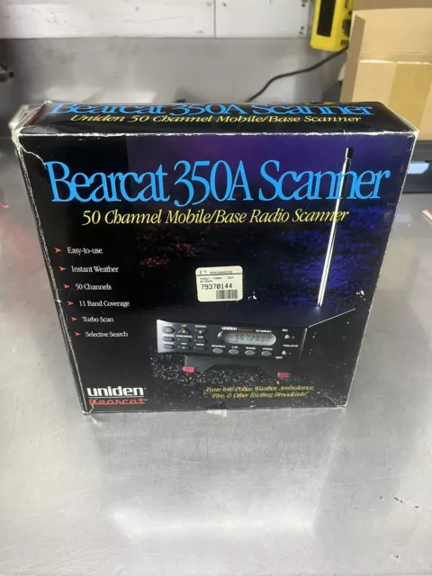 Uniden Bearcat BC350A 50 Channel Band Programmable Mobile/Base Scanner