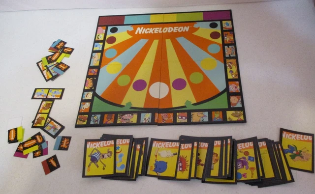 Nickelodeon Ultimate Trivia Game Tin Box Complete Except 1 Nick Pick 