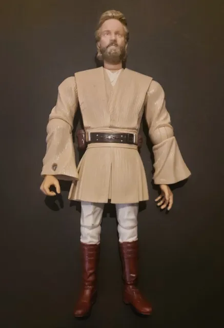 Star Wars Obi-Wan Kenobi Attack Of The Clones Electronic 12" Figure 2002 Hasbro