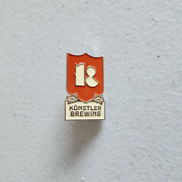 Kunstler Brewing Beer Lapel Pin Collectible