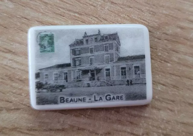 Statuina ( Fava) Targa Clamecy - Beaune - La Gare ( Ref. 1122)