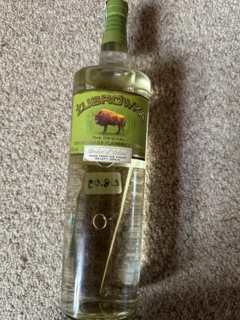 Zubrowka BISON GRASS  / Polen / 1 Liter excl. Original Wodka Glas